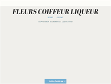 Tablet Screenshot of fleurscoiffeur.com